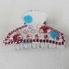 Fashional hair Clip with Acrylic, 80x43mm, Sold by Group