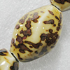 Ceramics Beads, Twist Oval 34x20mm Hole:4.5mm, Sold by Bag