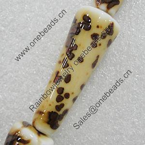 Ceramics Beads, 36x13mm Hole:2mm, Sold by Bag