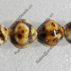 Ceramics Beads, 15x15mm Hole:1.5mm, Sold by Bag