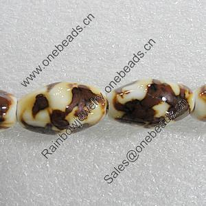 Ceramics Beads, 21x13mm Hole:3mm, Sold by Bag