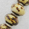 Ceramics Beads, lantern 15x11mm Hole:3.5mm, Sold by Bag