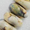 Ceramics Beads, Rondelle 30x13mm Hole:8mm, Sold by Bag
