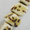 Ceramics Beads, Nugget 18x14mm Hole:2mm, Sold by Bag