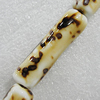 Ceramics Beads, Tube 41x11mm Hole:2mm, Sold by Bag