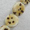 Ceramics Beads, Flat Round 19mm Hole:2mm, Sold by Bag