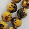 Ceramics Beads, Round 10mm Hole:1.8mm, Sold by Bag