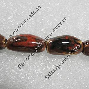 Ceramics Beads, Nugget 20x9mm Hole:2mm, Sold by Bag