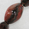 Ceramics Beads, Twist Faceted Oval 32x20mm Hole:5mm, Sold by Bag