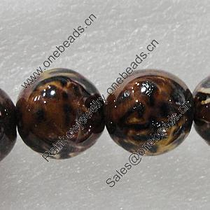 Ceramics Beads, Round 20mm Hole:3.5mm, Sold by Bag
