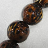 Ceramics Beads, Round 20mm Hole:3.5mm, Sold by Bag