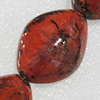 Ceramics Beads, Diamond 31x24mm Hole:2.5mm, Sold by Bag