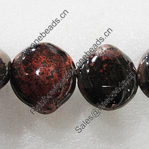 Ceramics Beads, 31x29mm Hole:2.5mm, Sold by Bag