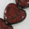 Ceramics Beads, Heart 32x30mm Hole:2.5mm, Sold by Bag
