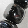 Ceramics Beads, Cube 32mm Hole:5mm, Sold by Bag