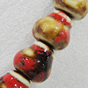 Ceramics Beads, 17x17mm Hole:3mm, Sold by Bag