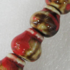 Ceramics Beads, 17x17mm Hole:2.5mm, Sold by Bag