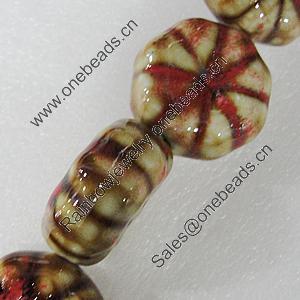Ceramics Beads, 33mm Hole:4mm, Sold by Bag