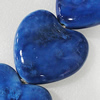 Ceramics Beads, Heart 48x46mm Hole:3mm, Sold by Bag