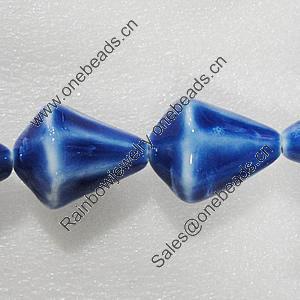 Ceramics Beads, 38x29mm Hole:4mm, Sold by Bag