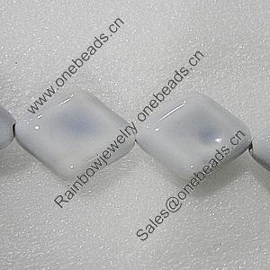 Ceramics Beads, Diamond 38x30mm Hole:3.5mm, Sold by Bag