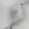 Ceramics Beads, Diamond 38x30mm Hole:3.5mm, Sold by Bag