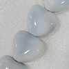 Ceramics Beads, Heart 27x25mm Hole:2.5mm, Sold by Bag