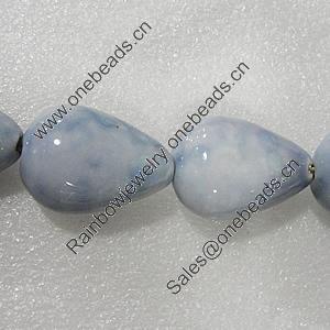 Ceramics Beads, Teardrop 40x28mm Hole:3.5mm, Sold by Bag