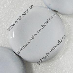 Ceramics Beads, Flat Round 42x13mm Hole:5mm, Sold by Bag