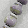 Ceramics Beads, 17x17mm Hole:2mm, Sold by Bag