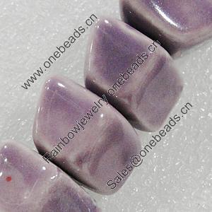 Ceramics Beads, 18x14mm Hole:2.5mm, Sold by Bag