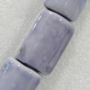 Ceramics Beads, Rectangle 28x21mm Hole:4mm, Sold by Bag