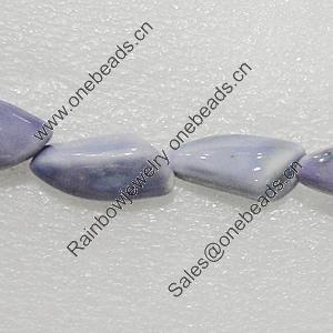 Ceramics Beads, Nugget 27x14mm Hole:3mm, Sold by Bag