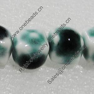 Ceramics Beads, Cube 14mm Hole:2mm, Sold by Bag