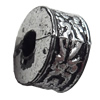 Antique Silver Plastic Beads, 6x8mm, Hole:Approx 3mm, Sold by Bag