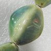 Ceramics Beads, Diamond 31x24mm Hole:2mm, Sold by Bag