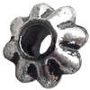 Antique Silver Plastic Beads, 5x9mm, Hole:Approx 4mm, Sold by Bag