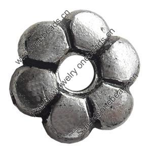 Antique Silver Plastic Beads, 11x3mm, Hole:Approx 3mm, Sold by Bag