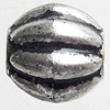Antique Silver Plastic Beads, 8x9mm, Hole:Approx 4mm, Sold by Bag
