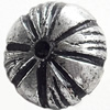 Antique Silver Plastic Beads, 12x8mm, Hole:Approx 2mm, Sold by Bag