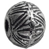 Antique Silver Plastic Beads, 12x15mm, Hole:Approx 2mm, Sold by Bag