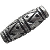 Antique Silver Plastic Beads, 22x8mm, Hole:Approx 4mm, Sold by Bag