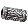 Antique Silver Plastic Beads, 17x8mm, Hole:Approx 4mm, Sold by Bag