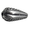 Antique Silver Plastic Beads, 18x8mm, Hole:Approx 2mm, Sold by Bag