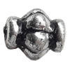 Antique Silver Plastic Beads, 13x10mm, Hole:Approx 2mm, Sold by Bag