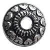 Antique Silver Plastic Beads, 12x14mm, Hole:Approx 4mm, Sold by Bag