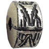 Antique Silver Plastic Beads, 9x15mm, Hole:Approx 4mm, Sold by Bag