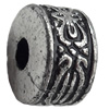 Antique Silver Plastic Beads, 8x13mm, Hole:Approx 4mm, Sold by Bag