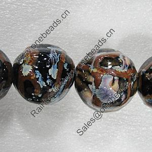 Ceramics Beads, 31mm Hole:5mm, Sold by Bag