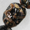 Ceramics Beads, Nugget 35x28mm Hole:2.5mm, Sold by Bag